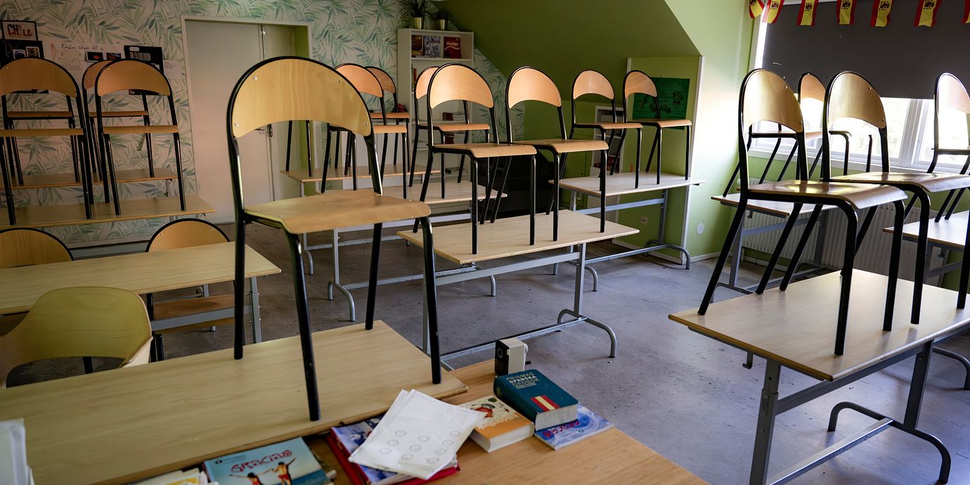 Arkivbild. Klassrum.