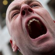 Pegida-demonstration i Amsterdam.