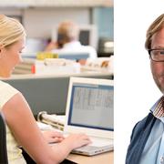 Michael Ekelund, vd Atlant Fonder, till höger.