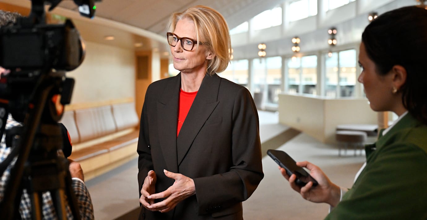 Finansminister Elisabeth Svantesson (M).