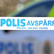 Genrebild på polisbil och polisavspärrningar.