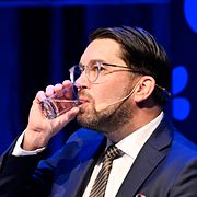 Sverigedemokraternas partiledare Jimmie Åkesson (SD), arkivbild från 2025.