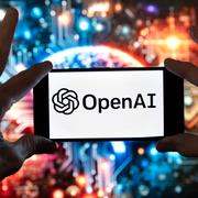 Arkivbild, Open AI:s logotyp. 