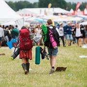 Arkivbild från festival. 