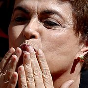 Dilma Rousseff på söndagen.