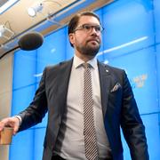 Sverigedemokraternas partiledare Jimmie Åkesson.