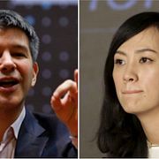 Travis Kalanick, Jean Liu.