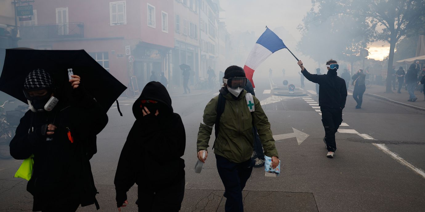 Bild från Strasbourg, 24 oktober.