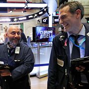Investerare på Wall Street. Arkivbild.