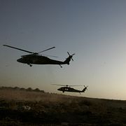 Amerikanska helikoptrar, arkivbild.