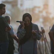 Bilder från Gaza stad i går.