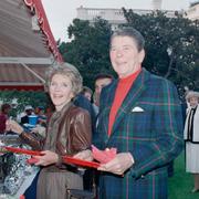 Ronald och Nancy Reagan 1987.