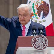 Avgående president Andrés Manuel López Obrador. 