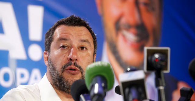 Italiens inrikesminister Matteo Salvini. Antonio Calanni / TT NYHETSBYRÅN/ NTB Scanpix