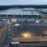 Teslas gigafabrik utanför Berlin