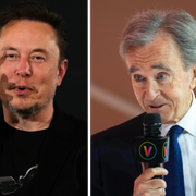 Elon Musk, Bernard Arnault, Jeff Bezos