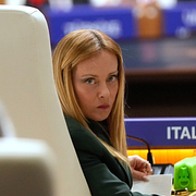 Giorgia Meloni/Migranter i Ceuta.