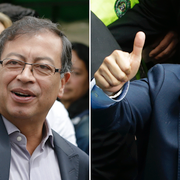 Gustavo Petro och  Iván Duque  kommer att göra upp i en andra valomgång i juni