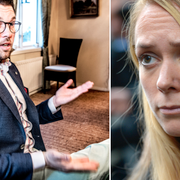 Jimmie Åkesson och Johanna Jönsson, arkivbilder.