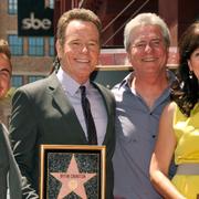 Frankie Muniz, Bryan Cranston, seriens skapare Linwood Boomer och Jane Kaczmarek 2013.