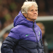 Pia Sundhage och Marta.