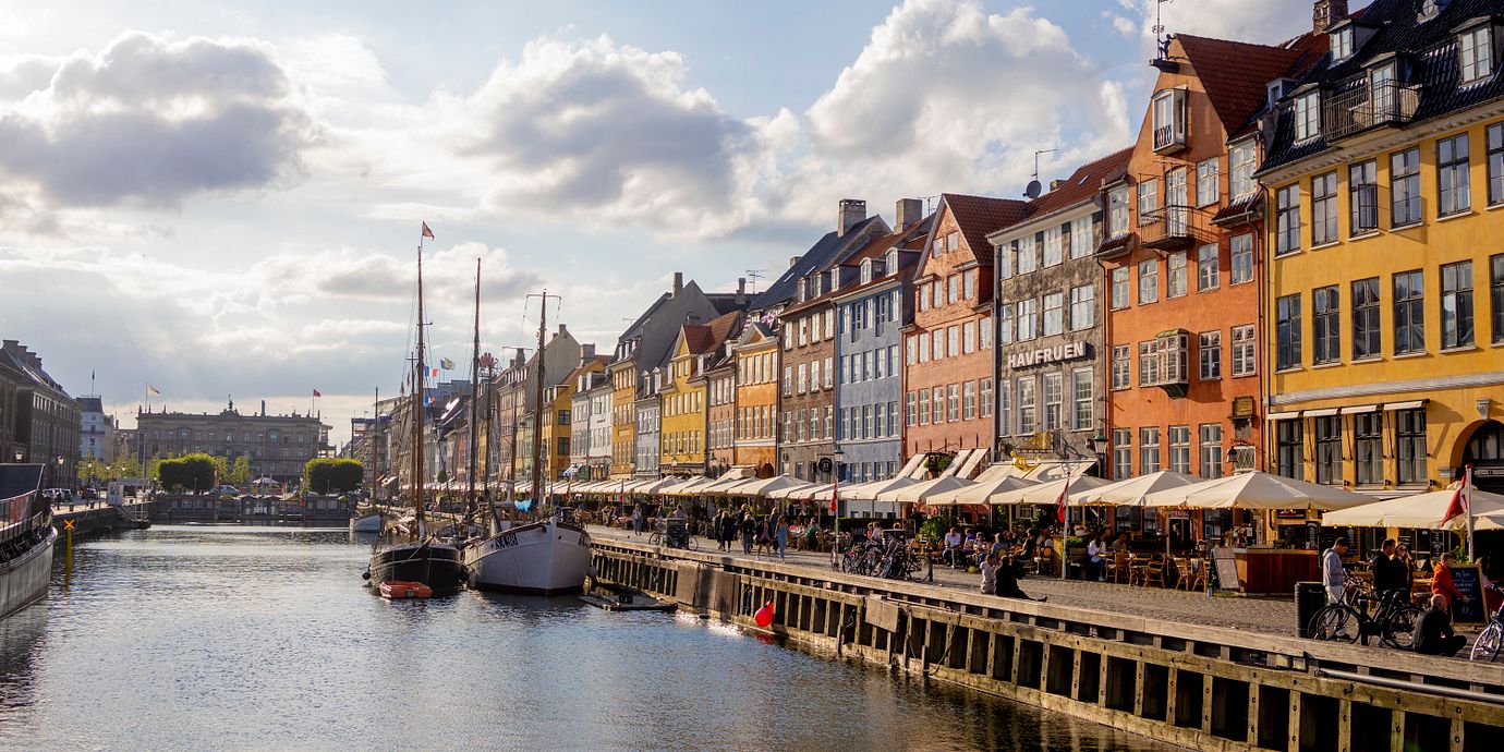 Nyhavn i København centrum.