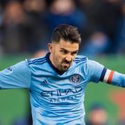 David Villa i New York Citys tröja.