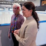 Stjärnåkaren Nancy Kerrigan höll pressträff.