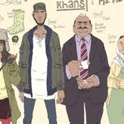 Khan tvåa från vänster