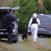 Polisens tekniker sedan kroppen hittats i början av november.