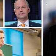 Stefan Löfven, Jonas Sjöstedt, Per Bolund och Tobias Billström.