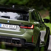 BMW M3 Competition Touring. Arkivbild.