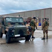 Specialbunker i Lamezia Terme där rättegången mot Ndranghetan hålls. 