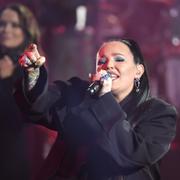 Miriam Bryant under galan "Don't Stop the Music" på Hamburger Börs 2021. 