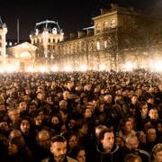 Manifestation mot terror i Paris. Arkivbild.