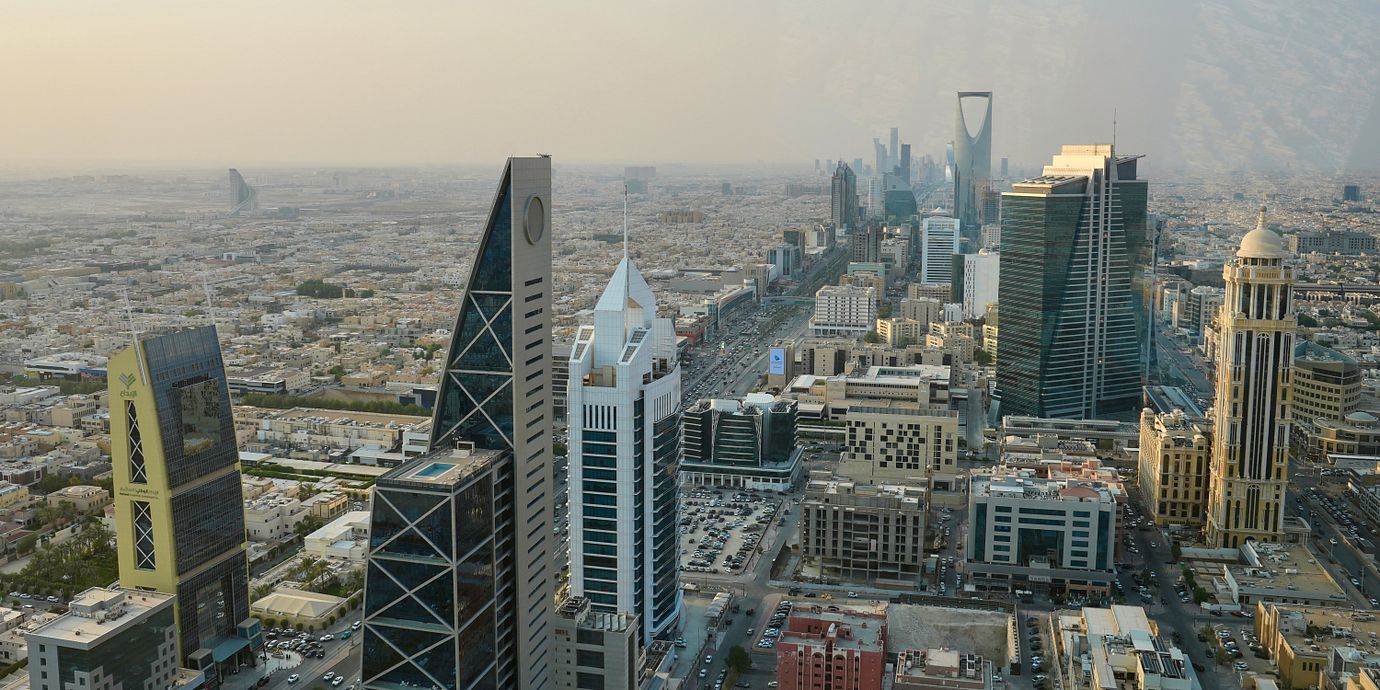Arkivbild: Olaya-distriktet i huvudstaden Riyadh.