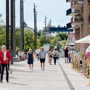 Norra promenaden i Norrtälje. Arkivbild. 