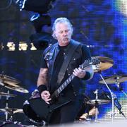 Sångaren James Hetfield under Metallicas konsert  på Ullevi sommaren 2019/Arkivbild
