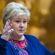 Erna Solberg.