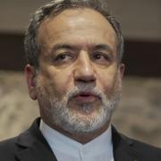 Irans utrikesminister Abbas Araghchi tidigare i juni. 