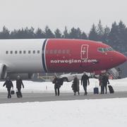 Ett flygplan som har bombhotats landade på Arlanda klockan 11.14.