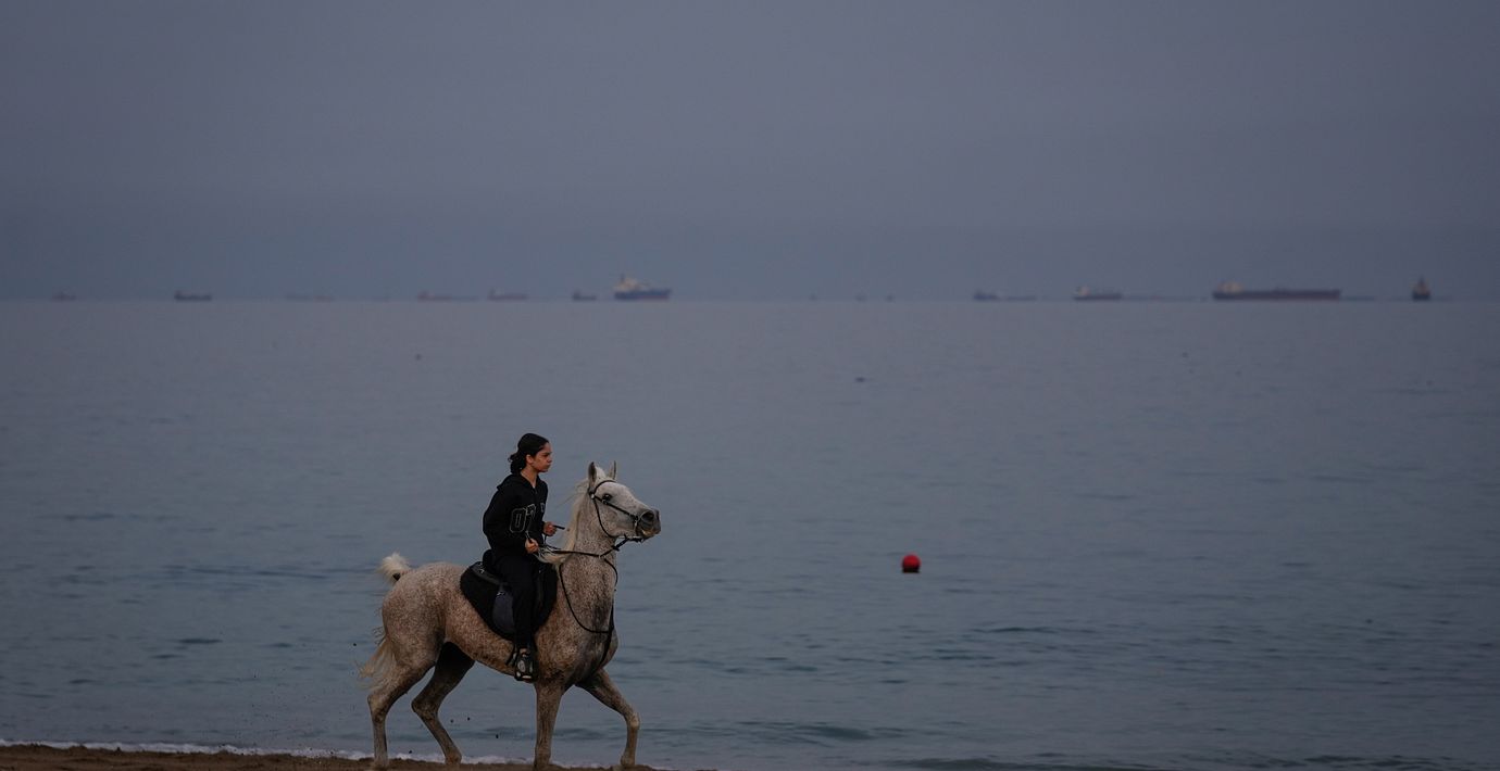Arkivbild på Hormuzsundet, tagen den 11 mars.