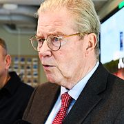 Stegras vd Henrik Henriksson och tilltänkta styrelseordförande Leif Johansson.