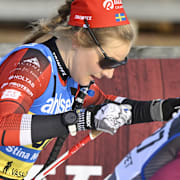 Stina Nilsson vid ett tidigare lopp.