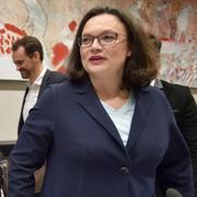 Martin Schulz och Andrea Nahles.