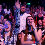 Förtvivlade fans efter att konserten bröts