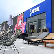 Jysk butik i Kungens Kurva. Illustrationsbild.