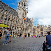 Bild från Bryssel och Minsk