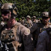 Amerikanska marinkårssoldater.