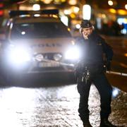 16 oktober 2016. Polisen på plats efter en skottlossning i centrala Göteborg.